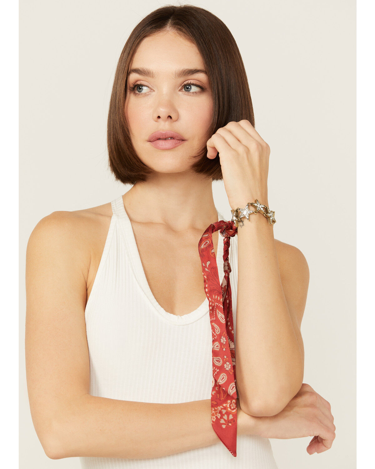 Image #1 - Shyanne Women's 5-in-1 Bandana Accessory, Red, hi-res