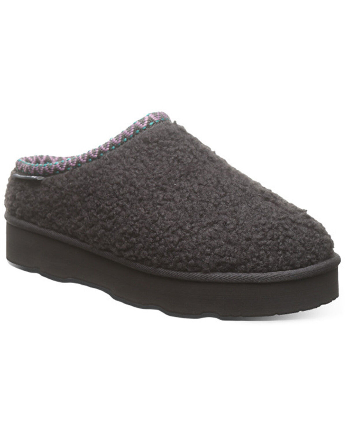 Image #1 - Bearpaw Women's Snuggle Martis Slippers, Charcoal, hi-res