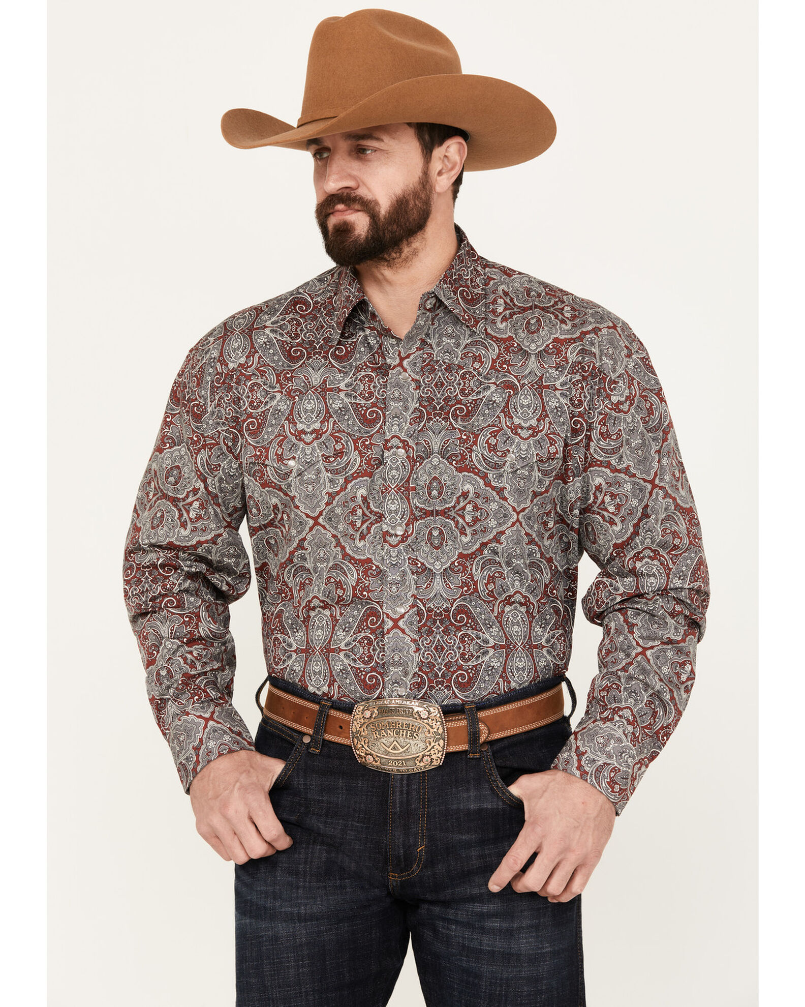 Stetson paisley shirts clearance
