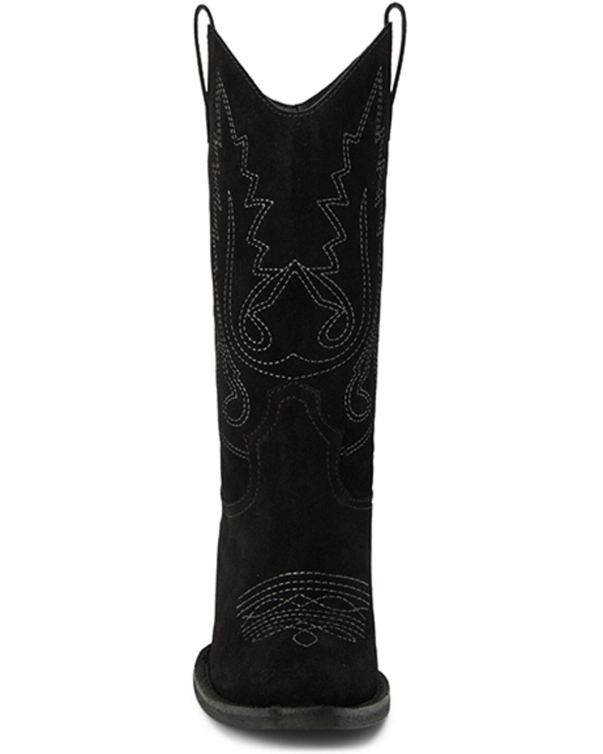 Image #4 - Matisse Women's Gaucho Suede Western Boots - Snip Toe, Black, hi-res