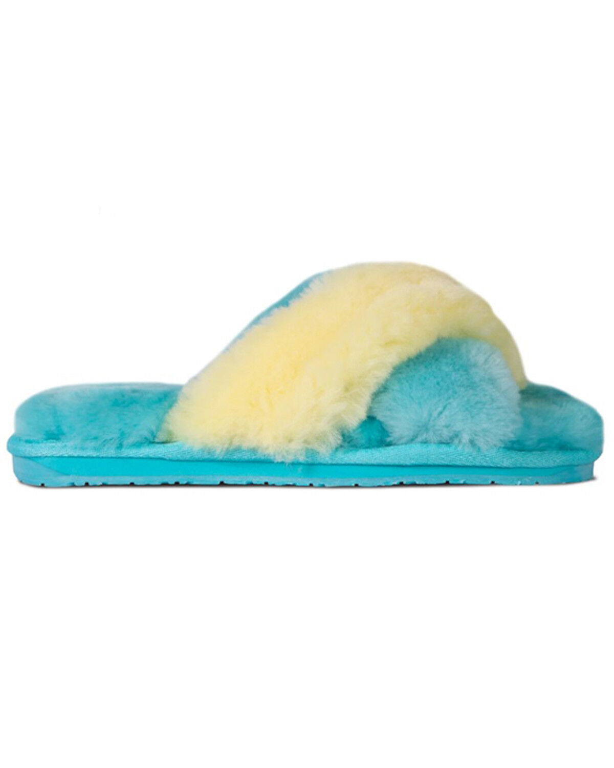 Image #1 - Cloud Nine Women's Duo-Tone Emma Sheepskin Slippers, Blue, hi-res