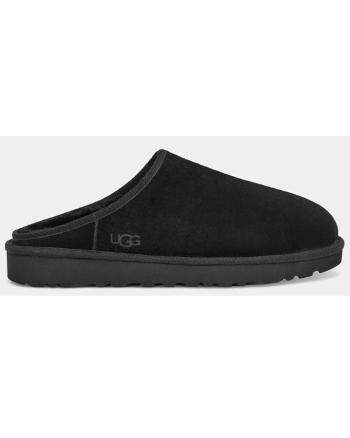 Image #2 - UGG Men's Classic Slip-On Slippers, Black, hi-res