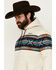 Image #2 - RANK 45® Men's Sworn Border Print Hooded Sweatshirt, Ivory, hi-res