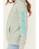 Image #3 - Wrangler Women's Logo Hoodie, Blue, hi-res