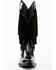 Image #4 - Idyllwind Women's Trooper Fringe Shiny Western Boots - Snip Toe, Black, hi-res