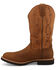 Image #3 - Twisted X Men's 12" Western Work Boots - Nano Toe, Taupe, hi-res