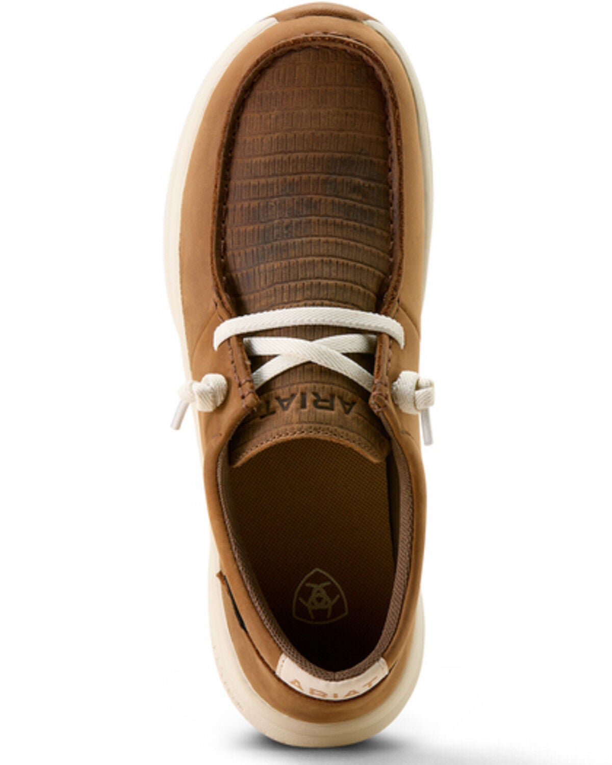 Image #4 - Ariat Women's Buckeye Waterproof Casual Shoes - Moc Toe, Coffee, hi-res
