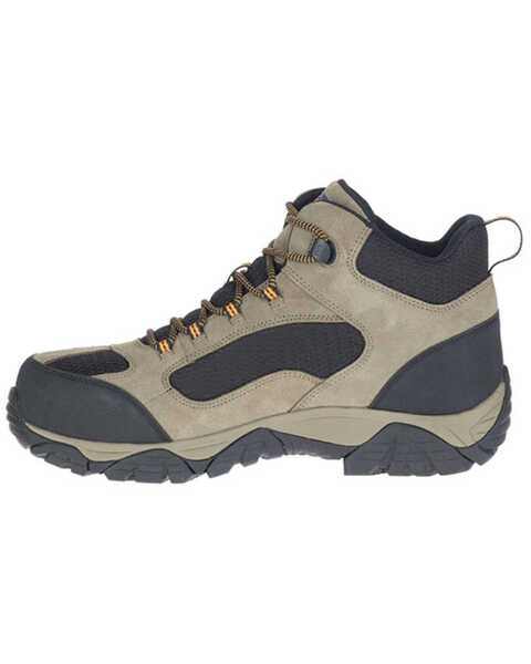 Image #3 - Merrell Men's MOAB Onset Waterproof Work Boots - Composite Toe, Stone, hi-res