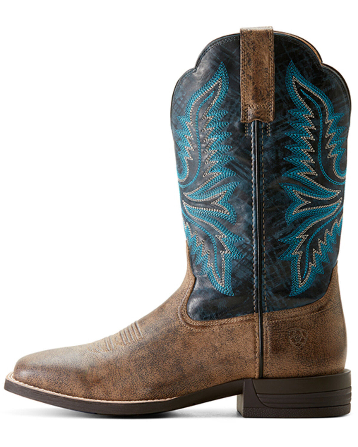 Image #2 - Ariat Men's Brush Creek Performance Western Boots - Broad Square Toe, Beige, hi-res