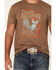 Image #3 - Cinch Men's Roadhouse Rooster Short Sleeve Graphic T-Shirt, Brown, hi-res