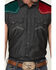 Image #3 - Cody James Men's Mexico Flag Eagle Bubba Sleeveless Snap Western Shirt, Charcoal, hi-res