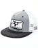 Image #1 - RopeSmart Men's Steerhead Patch Mesh-Back Trucker Cap, Grey, hi-res
