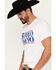 Image #2 - Rode Time Men's 90 Short Sleeve Graphic T-Shirt, White, hi-res