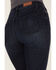 Image #4 - Shyanne Women's Embroidered Dark Wash High Rise Stretch Flare Jeans, , hi-res