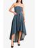 Image #1 - Flying Tomato Women's Midnight Volume Denim Midi Dress, Indigo, hi-res