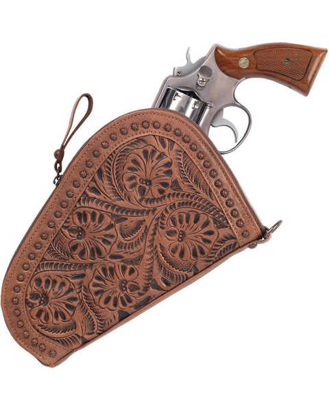 Image #2 - American West Padded Gun Case , Medium Brown, hi-res