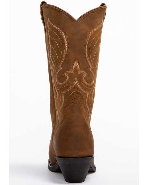Image #4 - Shyanne Women's Donna Embroidered Leather Western Boots - Medium Toe, Brown, hi-res