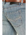 Image #4 - Rock & Roll Denim Men's Pistol Light Wash Bootcut Stretch Denim Jeans, Light Wash, hi-res