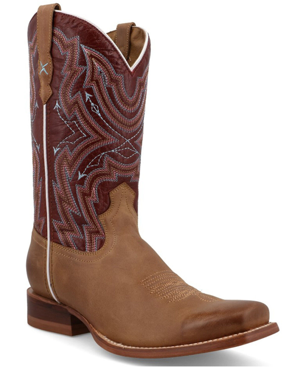 Image #1 - Twisted X Women's Rancher Western Boots - Square Toe, Purple, hi-res