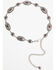 Image #1 - Shyanne Women's Sunburst Concho Chain Belt, Silver, hi-res