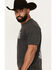 Image #2 - Ariat Men's Freedom Short Sleeve Graphic T-Shirt, Black, hi-res