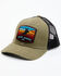 Image #1 - Cody James Men's Serape Striped Bull Rider Patch Ball Cap, Medium Grey, hi-res
