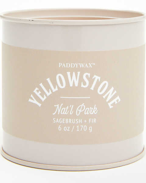 Paddywax Parks 6oz Yellowstone Tin Candle , No Color, hi-res