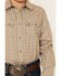 Cody James Boys' Canyon Flower Striped Long Sleeve Western Shirt , Tan, hi-res