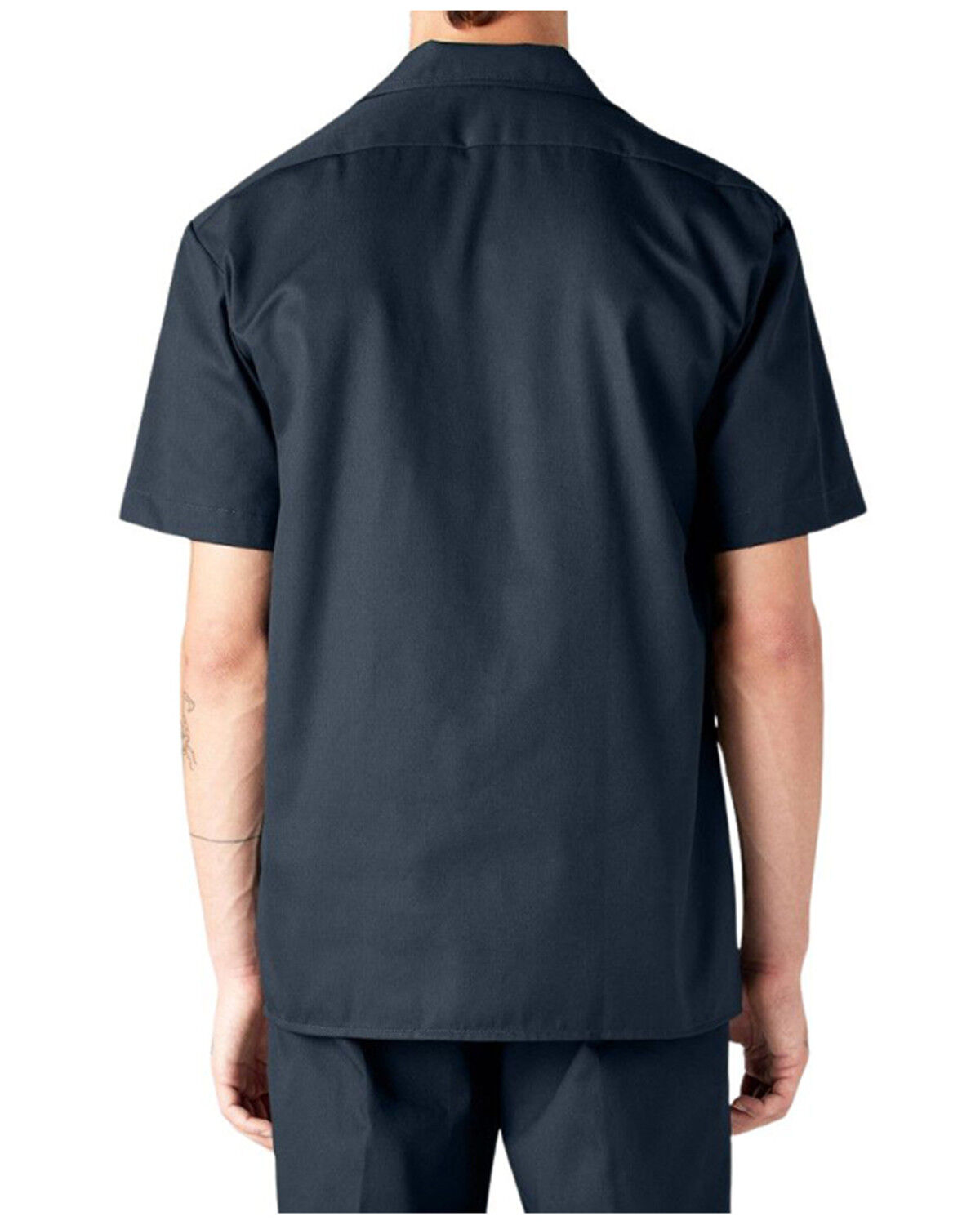 Image #2 - Dickies Men's Original Solid Short Sleeve Button-Down Work Shirt, , hi-res