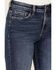 Image #2 - Vervet Women's Dark Wash High Rise Trouser Stretch Denim Jeans, Dark Wash, hi-res