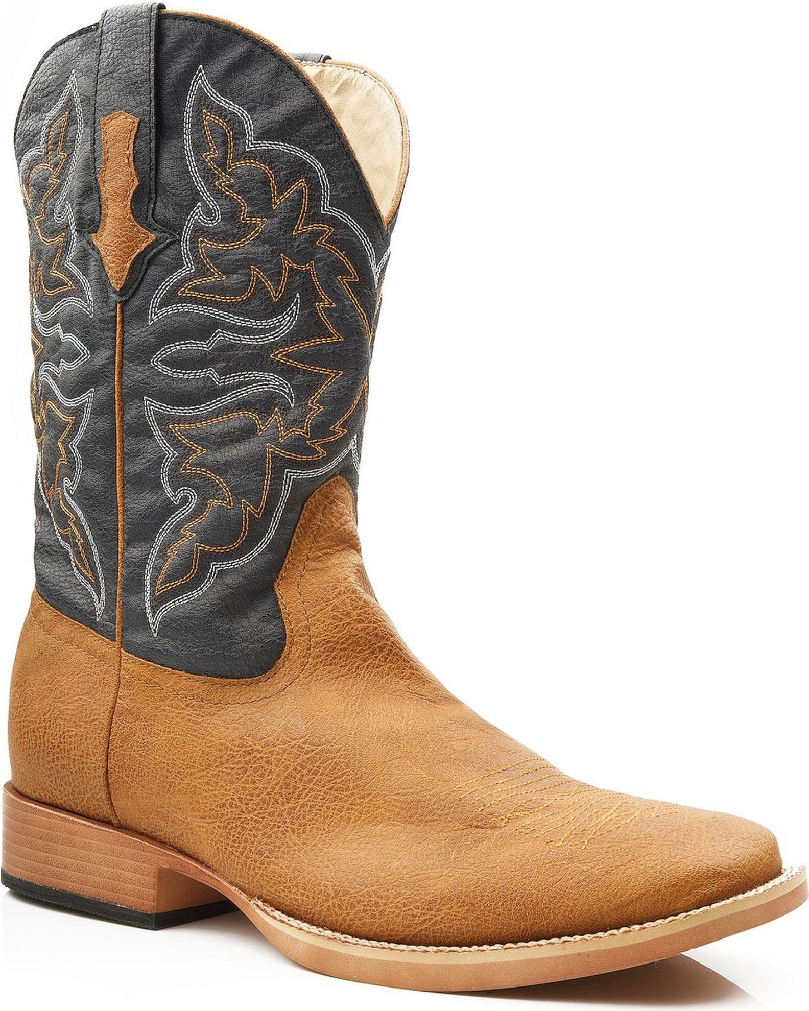 Faux leather cowgirl boots online