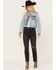 Image #1 - Levi's Women's Cut And Dry Wedgie Straight Jeans, Black, hi-res