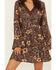 Image #2 - Idyllwind Women's Flora Long Sleeve Floral Mini Dress, , hi-res