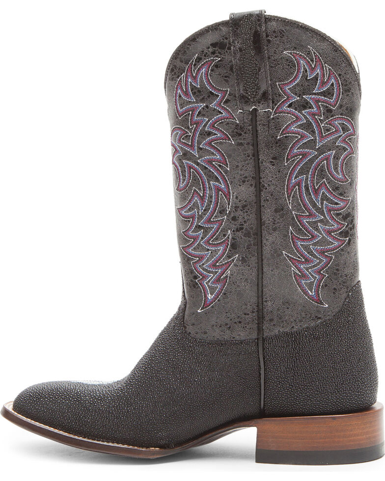 Cody James Men's Stingray Embroidered Exotic Boots Square Toe