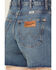 Image #4 - Wrangler Women's Medium Wash High Rise Mid-Length Stretch Denim Cowboy Shorts, Medium Wash, hi-res