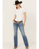 Image #3 - Ariat Women's Allison Medium Wash Mid Rise Bootcut Stretch Denim Jeans, Medium Wash, hi-res