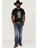 Image #2 - Cody James Men's Viva Mexico Muertos Skull Graphic Short Sleeve T-Shirt, Black, hi-res