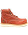Hawx Men's Grade Moc Wedge Work Boots - Nano Composite Toe, Red, hi-res