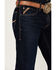 Image #2 - Ariat Men's M4 Wildfire Ranchford Dark Wash Relaxed Bootcut Stretch Denim Jeans, Dark Wash, hi-res