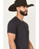 Image #3 - Wrangler Men's Boot Barn Exclusive Steerhead Short Sleeve Graphic T-Shirt, Navy, hi-res