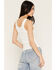 Image #4 - Blue Life Women's Lace Neck Tank, White, hi-res