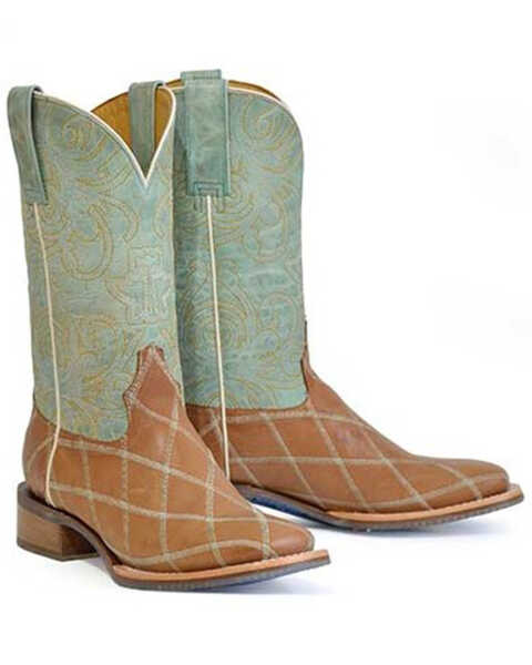 Tin Haul Women's Rhapsody Western Boots - Broad Square Toe, Brown, hi-res