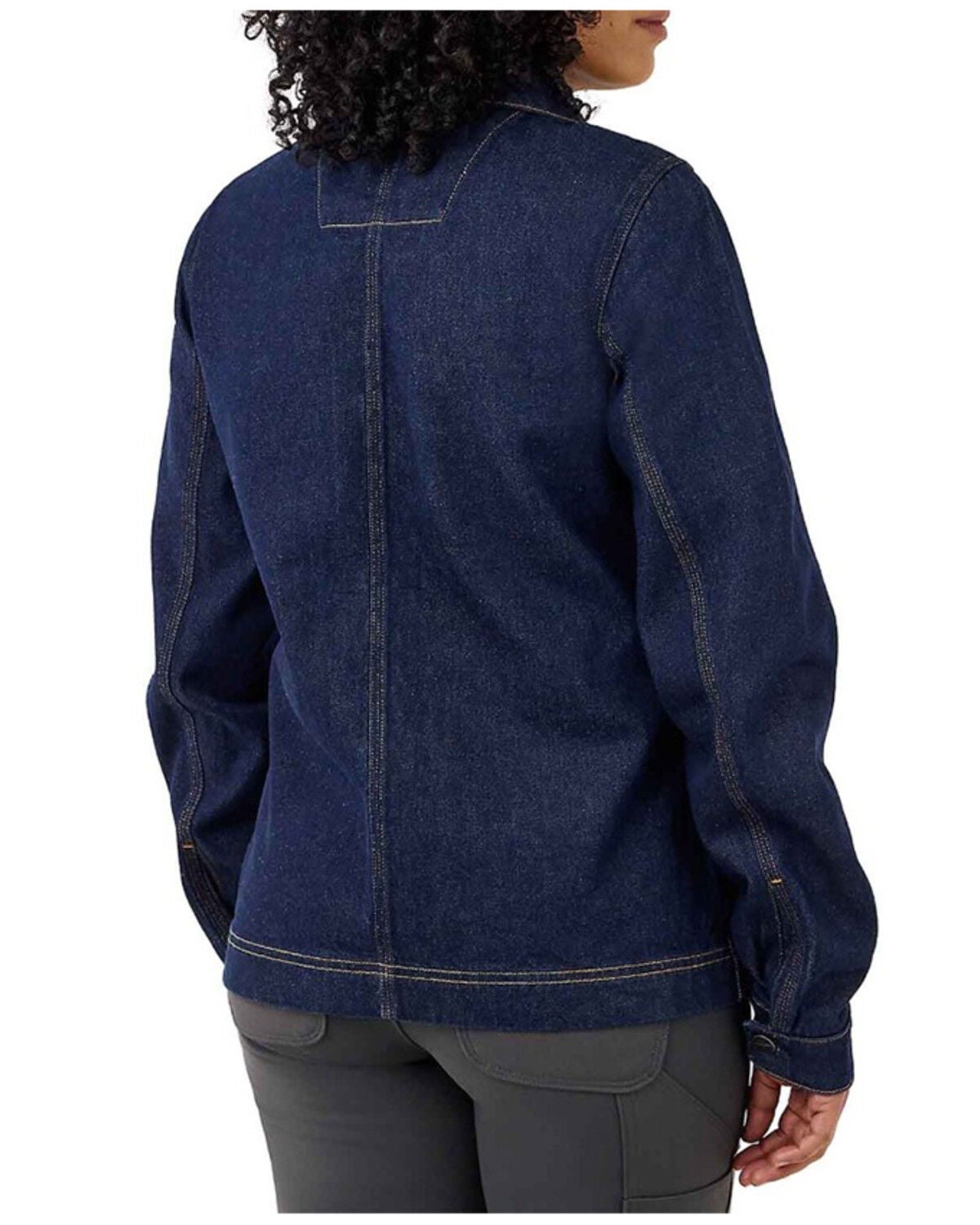 Image #2 - Carhartt Women's Rugged Flex&reg; Relaxed Fit Denim Jacket, Blue, hi-res