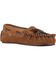 Lamo Footwear Women's Leah Tasseled Moccasins - Moc Toe, Chestnut, hi-res