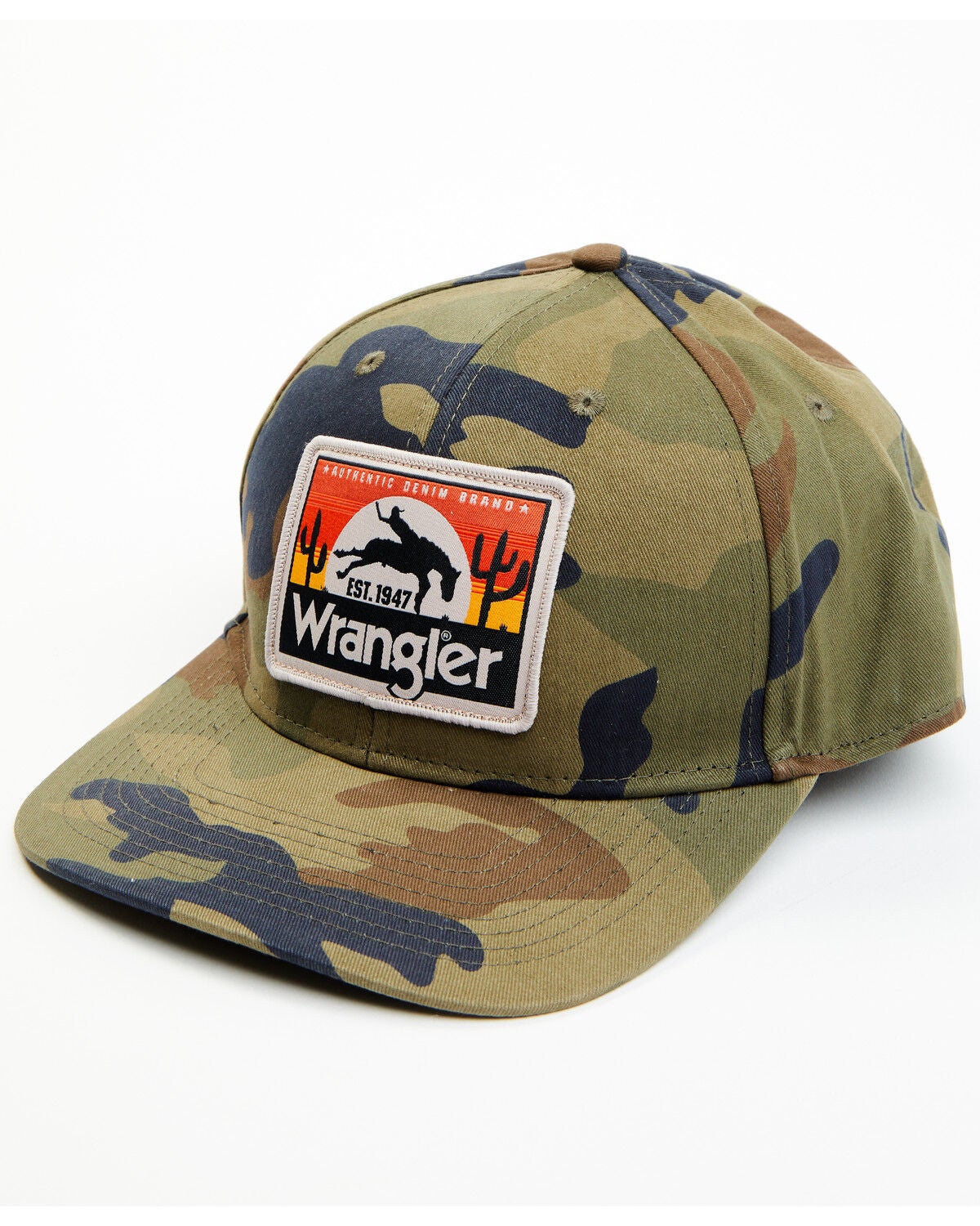 Logo Patch Camo Mesh-Back Ball Cap 