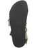 Image #7 - Dingo Women's Sage Brush Zebra Print Calf Hair Sandal, Black, hi-res