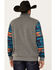 Image #4 - RANK 45® Men's Morocco Color Block 1/4 Zip Pullover, Charcoal, hi-res