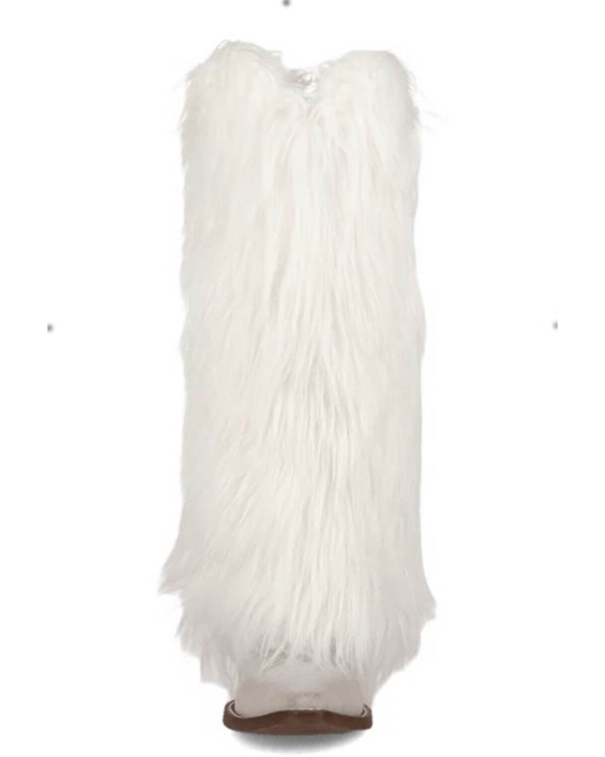 Image #4 - Dingo Women's Snuggles Faux Fur Fashion Boots - Snip Toe, White, hi-res