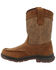 Image #3 - Georgia Boot Boys' Athens Superlyte Western Boots - Broad Square Toe, Brown, hi-res