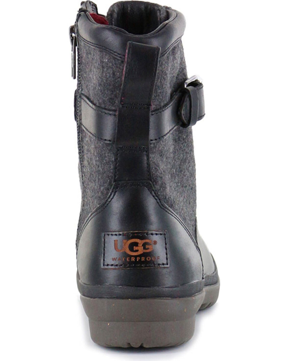 Image #6 - UGG Women's Black Kesey Fashion Boots - Round Toe, Black, hi-res